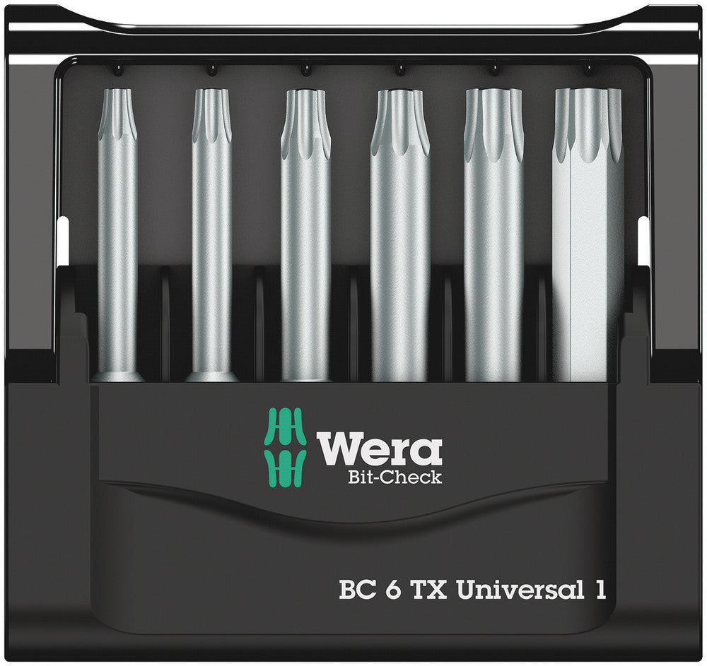 Wera Tools - Bit-Check 6 TX Universal 1