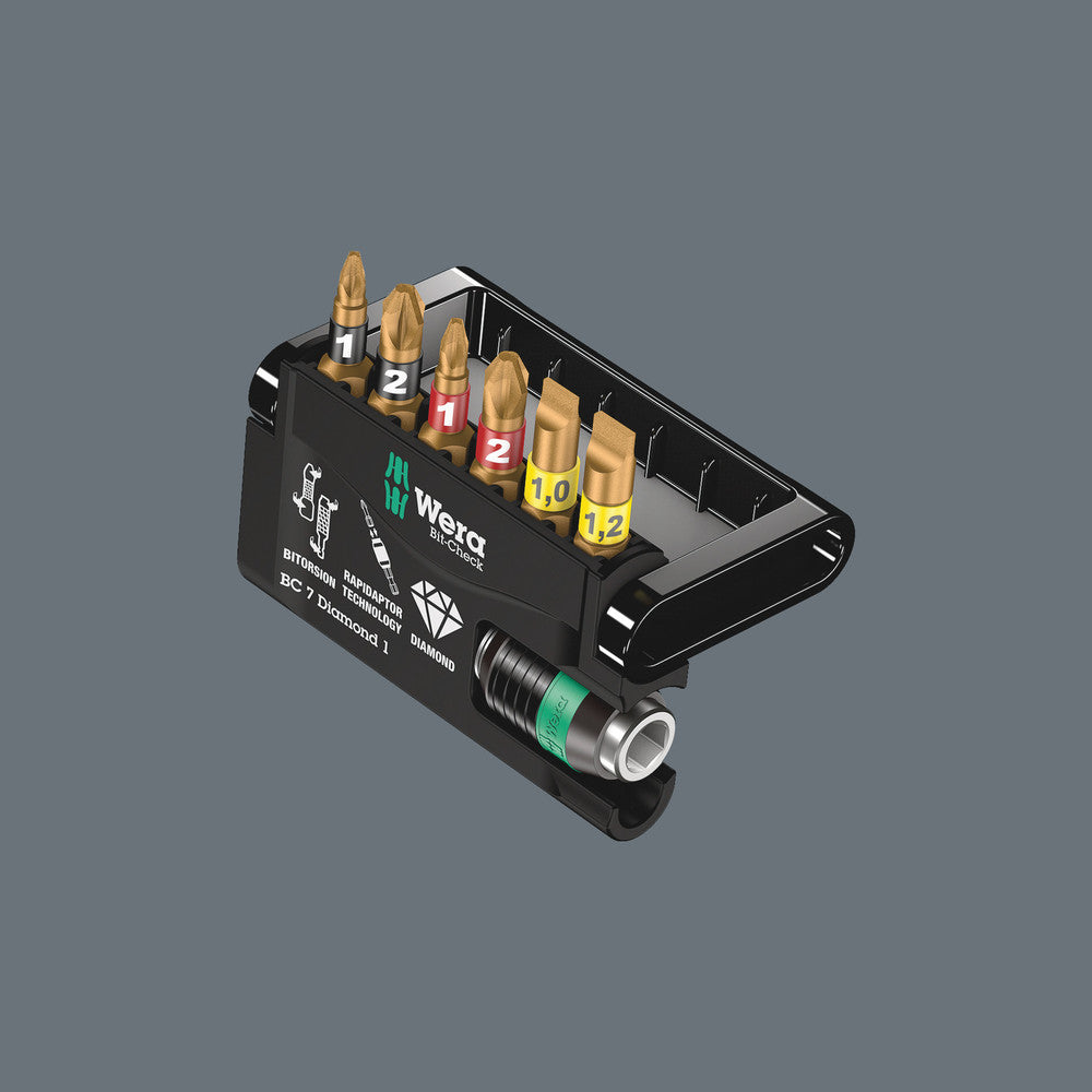 Wera Tools - Bit-Check 7 Diamond 1 SB