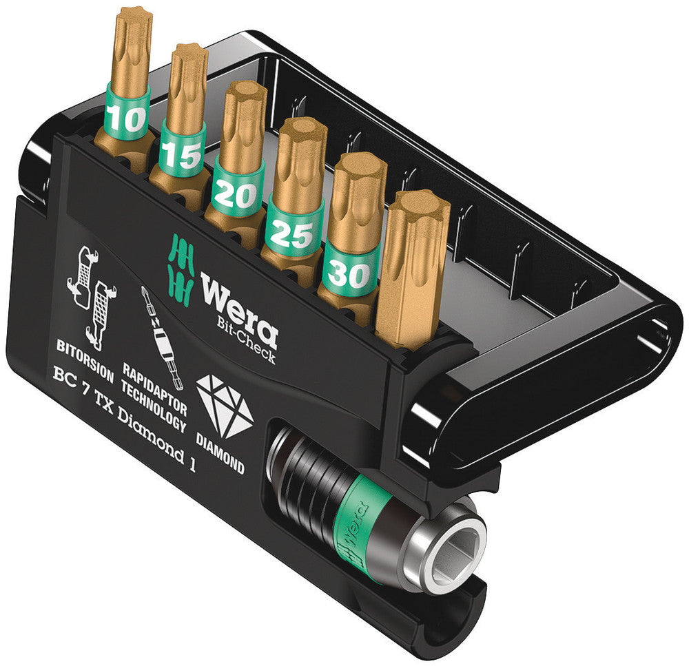 Wera Tools - Bit-Check 7 TX Diamond 1