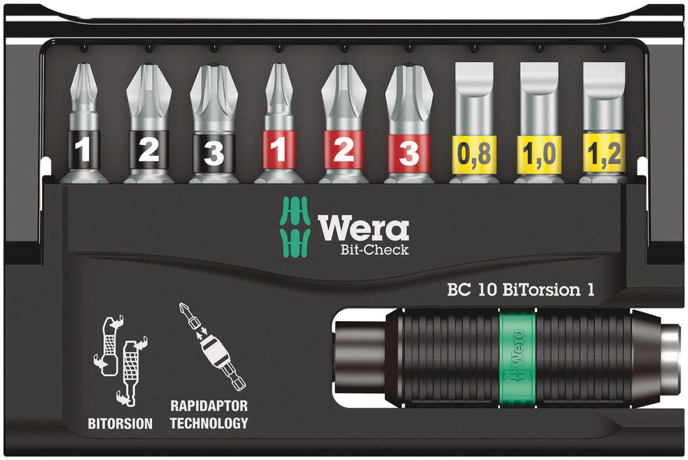 Wera Tools - Bit-Check 10 BiTorsion 1