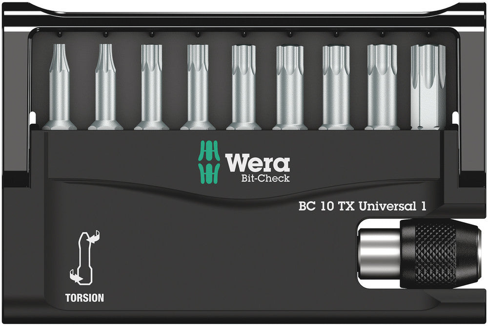 Wera Tools - Bit-Check 10 TX Universal 1