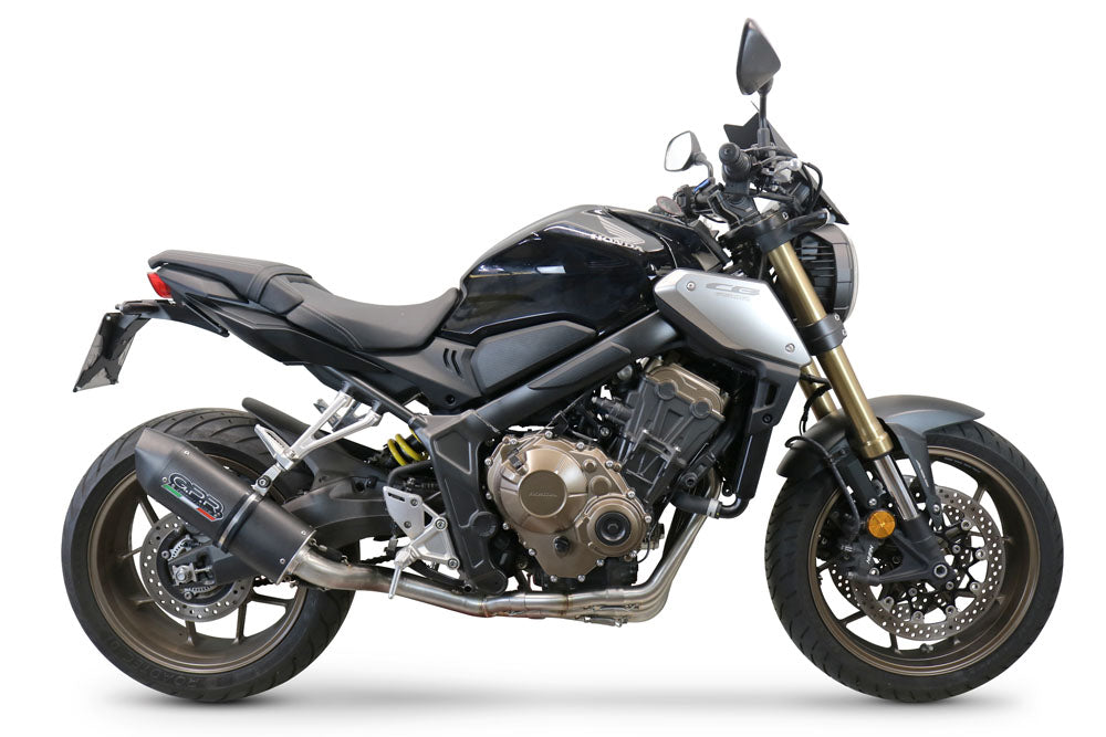 GPR-Exhaust---Furore-Evo4-Nero-Full-Line-for-CBR-650-F-from-2017-to-2018-dB-Killer-Catalyst