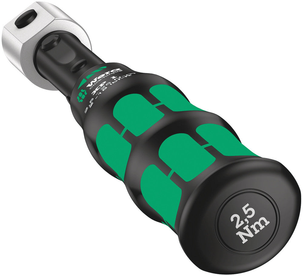 Wera Tools - Click-Torque XP 1 pre-set adjustable torque wrench for insert tools, 2.5-25 Nm, 2.5 Nm