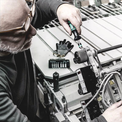 Wera Tools - Series 7400 Kraftform adjustable torque screwdrivers (0.1-3.0 Nm) with Rapidaptor quick-release chuck