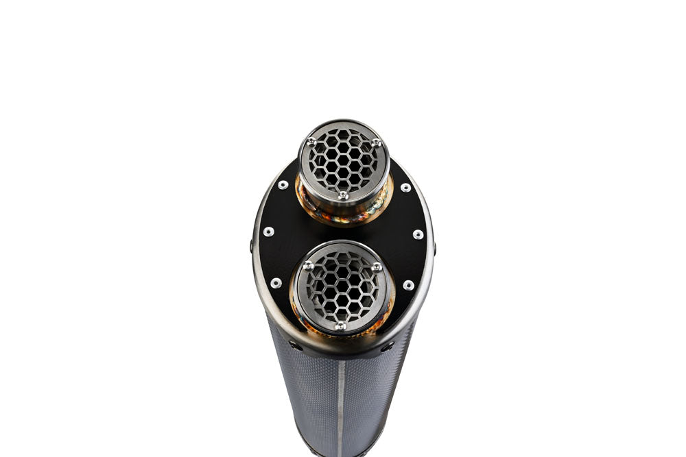 GPR-Exhaust---Dual-Poppy-Slip-on-for-V-Strom-1050-XT-from-2020-to-2025-dB-Killer-Link-Pipe