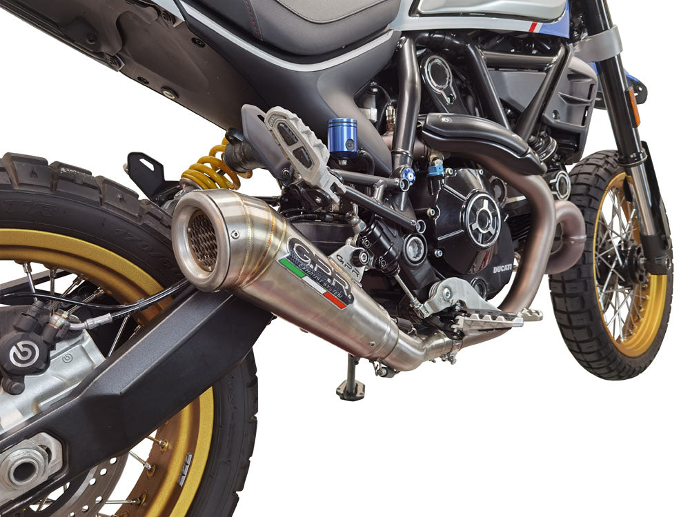 GPR-Exhaust---Powercone-Evo-Slip-on-for-Scrambler-800-Nightshift-Urban-Motard-from-2021-to-2022-dB-Killer-Link-Pipe-Catalyst