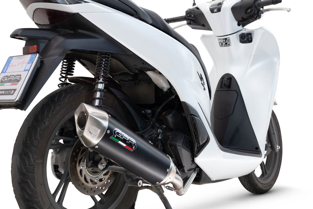 GPR-Exhaust---Furore-X-Scooter-Full-Line,-silencer-and-separate-header-for-SH-125-from-2024-to-2025-dB-Killer-Catalyst