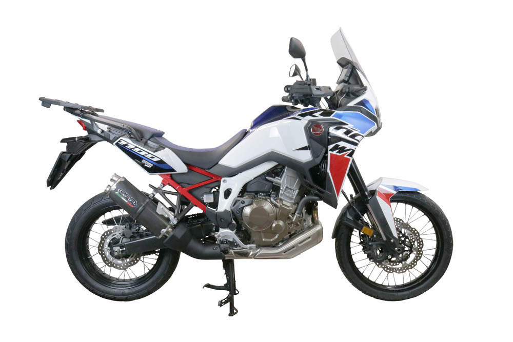 GPR-Exhaust---Dual-Poppy-Slip-on-for-CRF-1100-L-Africa-TWIN-from-2020-to-2025-dB-Killer-Link-Pipe