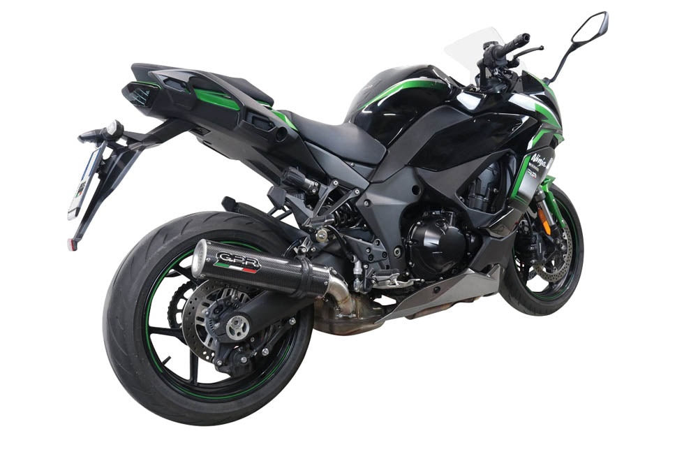 GPR-Exhaust---M3-Poppy-Slip-on-for-Ninja-1000-SX-from-2021-to-2024-Link-Pipe