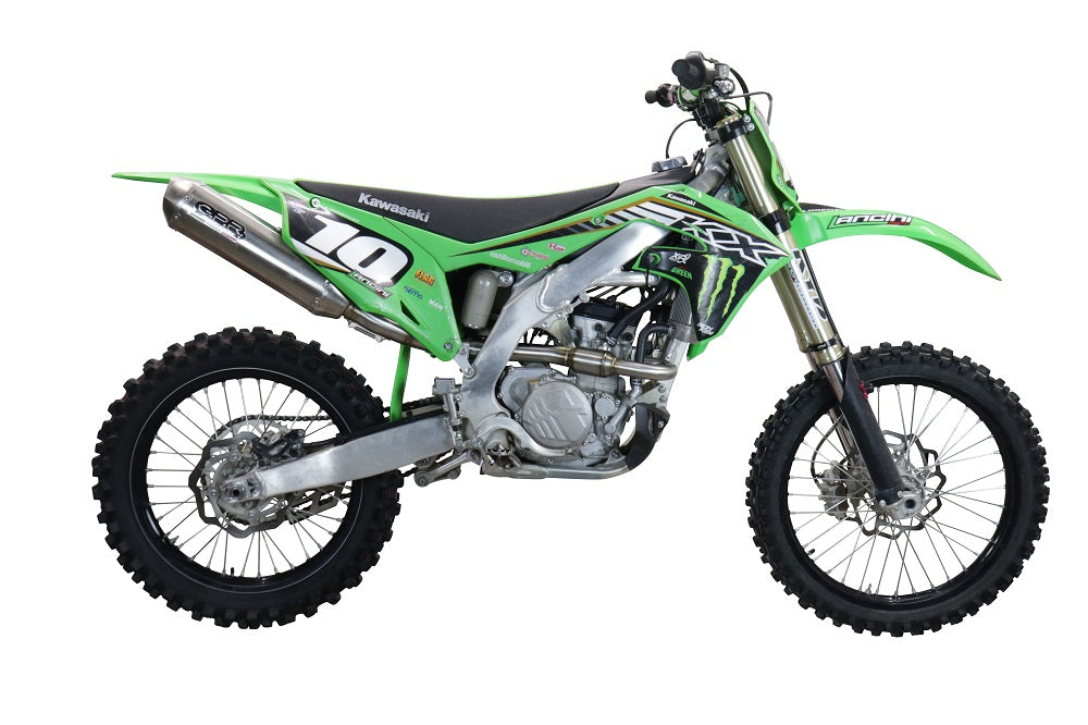 GPR-Exhaust---Pentacross-FULL-Titanium-Full-Line-for-KX-250-F-from-2021-to-2023-dB-Killer-Spark-Arrestor