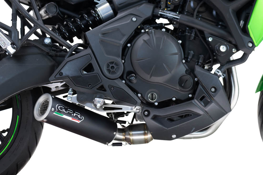 GPR-Exhaust---M3-Black-Titanium-RACING-Full-Line-for-Ninja-650-from-2023-to-2025-dB-Killer
