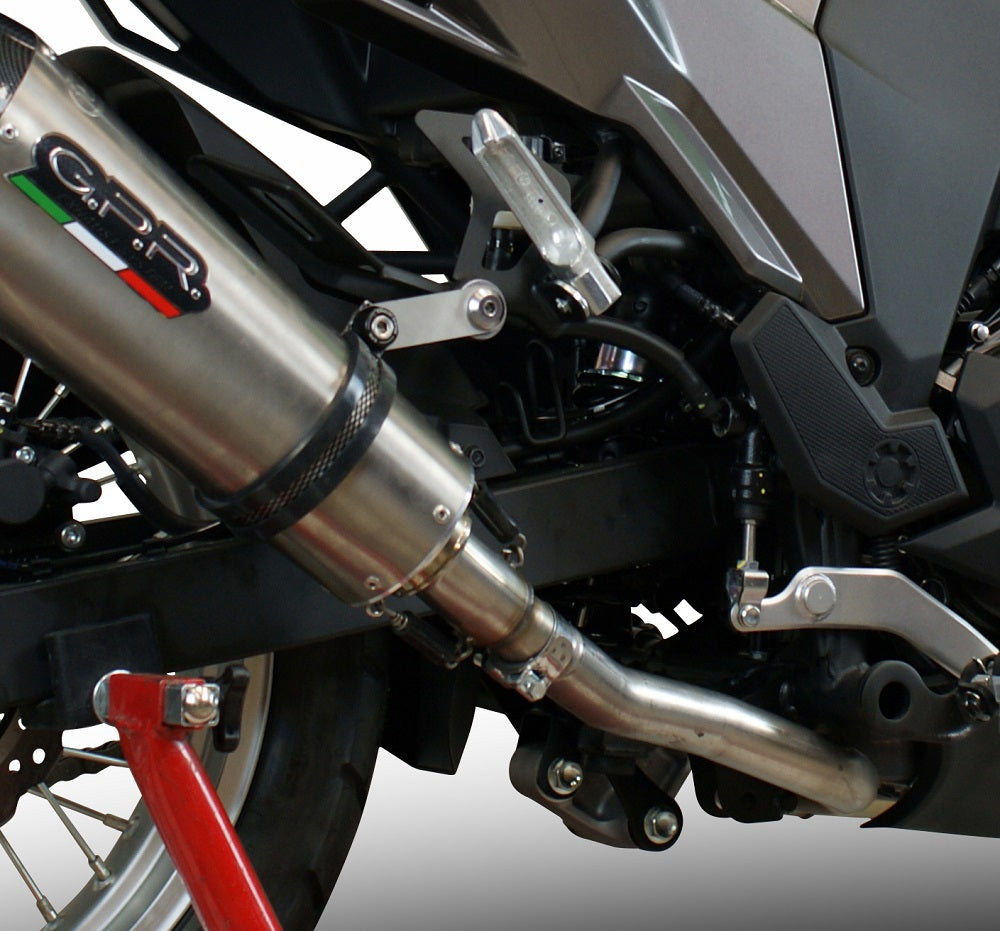 GPR-Exhaust---Albus-Evo4-Slip-on-for-Versys-X-300-from-2022-to-2023-dB-Killer-Link-Pipe-Catalyst