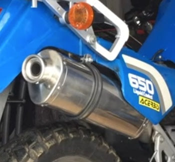 GPR-Exhaust---Trioval-Slip-on-for-KLX-650-from-1993-to-1995-dB-Killer-Link-Pipe