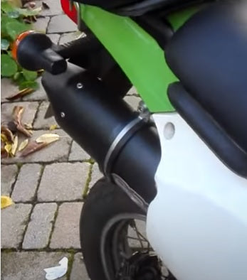 GPR-Exhaust---Furore-Nero-Slip-on-for-KLX-650-from-1993-to-1995-dB-Killer-Link-Pipe
