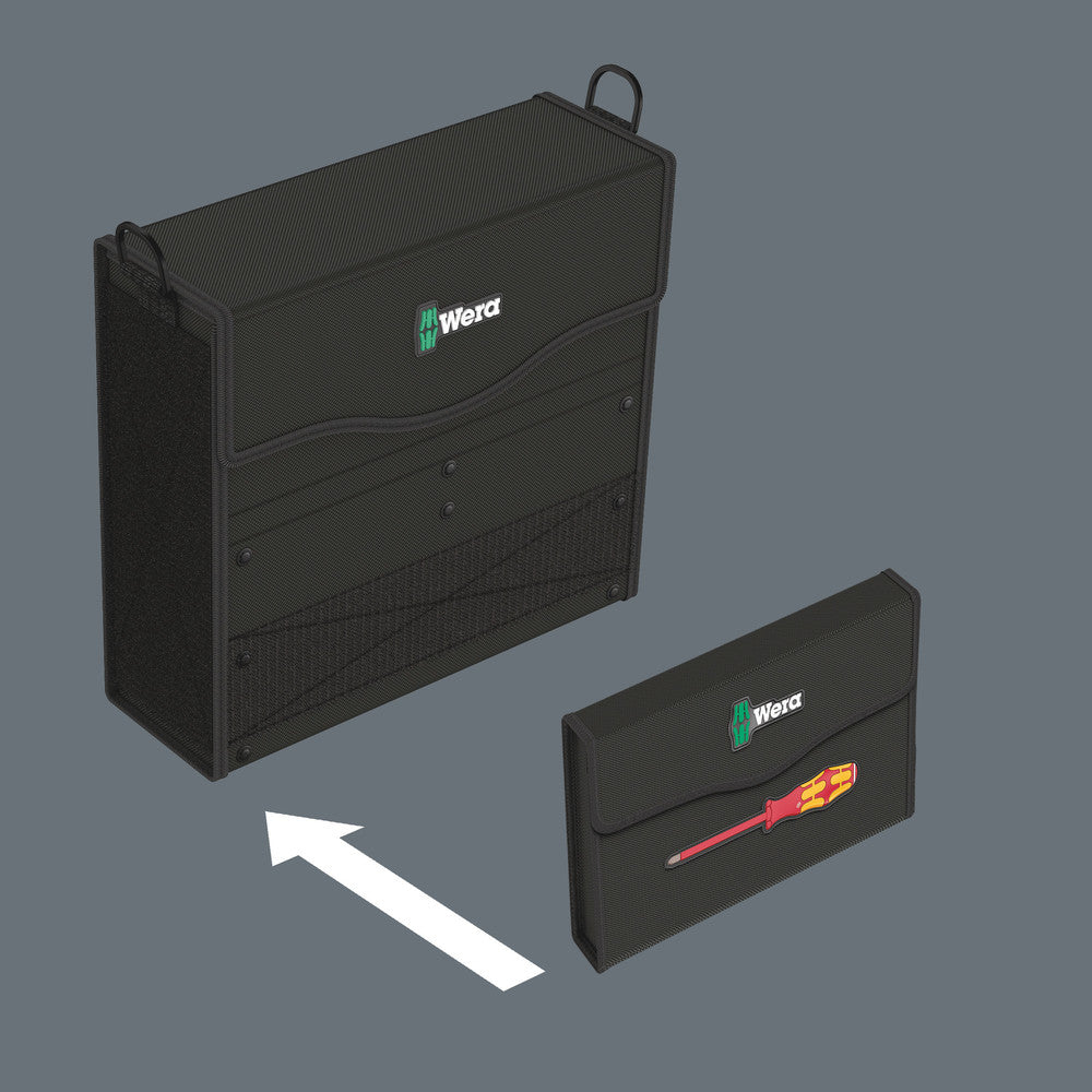 Wera Tools - Kraftform 100 iS/7 set 3 Screwdriver set Kraftform Plus series 100. Partly with reduced blade diameter
