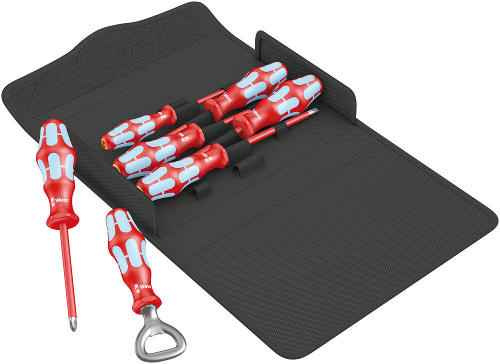Wera Tools - Kraftform 3100 i/7 set 1 Screwdriver set, stainless