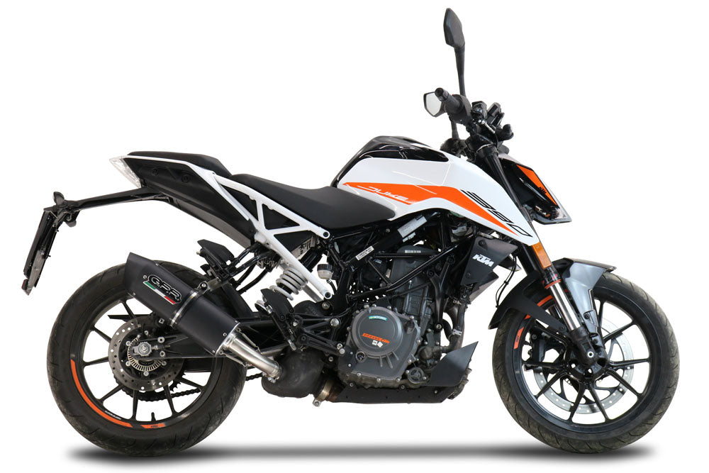 GPR-Exhaust---Furore-Evo4-Nero-Slip-on-for-DUKE-125-from-2021-to-2023-dB-Killer-Link-Pipe