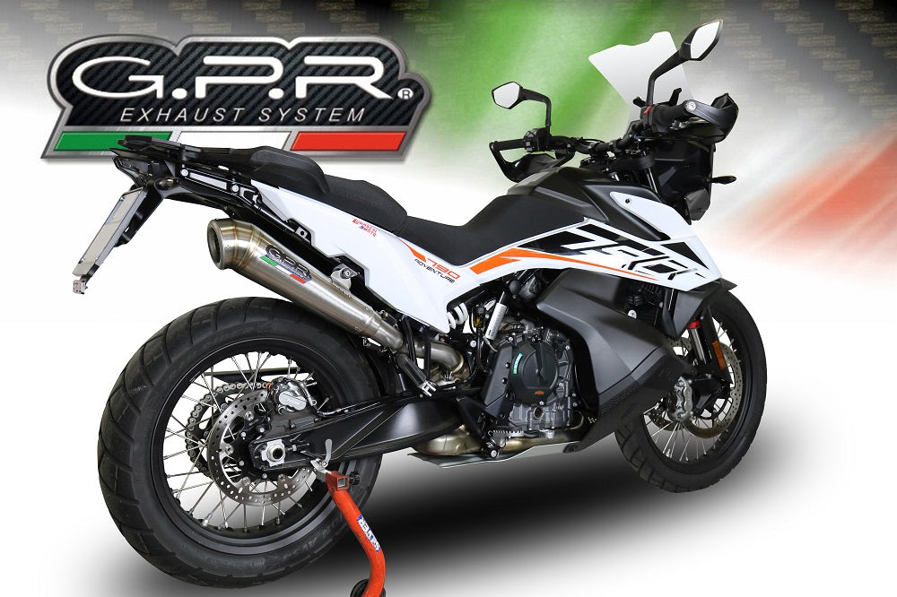 GPR-Exhaust---Powercone-Evo-Slip-on-for-Adventure-790-from-2021-to-2024-dB-Killer-Link-Pipe