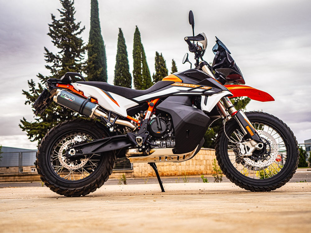 GPR-Exhaust---Dual-Poppy-Slip-on-for-Adventure-890-from-2020-to-2024-dB-Killer-Link-Pipe