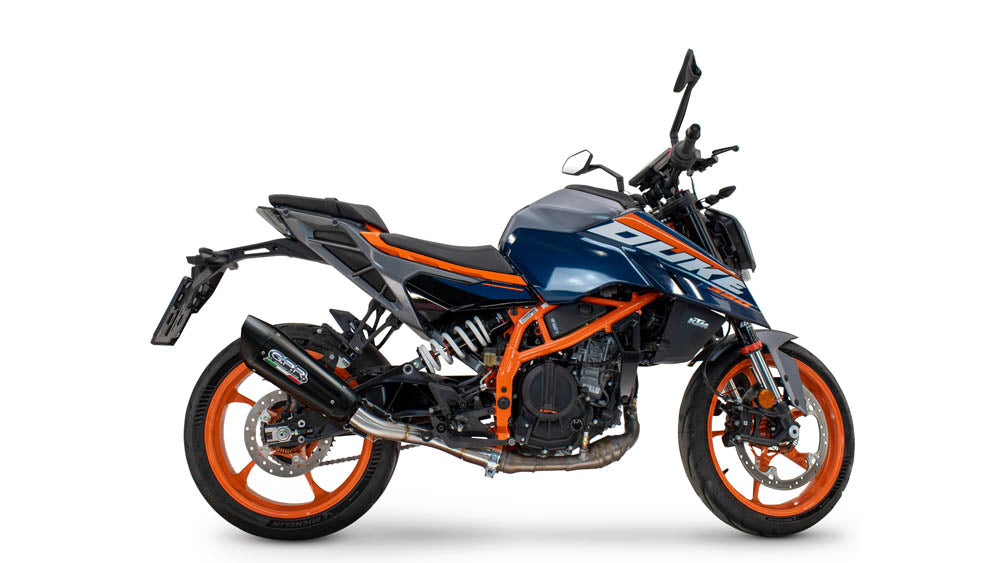 GPR-Exhaust---GP-Revo-Black-Titanium-Slip-on-for-DUKE-390-from-2024-to-2025-dB-Killer-Link-Pipe