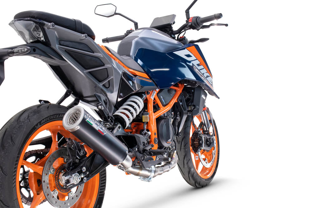 GPR-Exhaust---M3-Black-Titanium-Slip-on-for-DUKE-125-from-2024-to-2025-dB-Killer-Link-Pipe