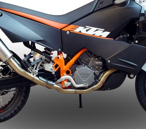 GPR-Exhaust---Dual-Poppy-Full-Line-for-LC8-990-Adventure-R-DAKAR-from-2006-to-2014-dB-Killer-Catalyst