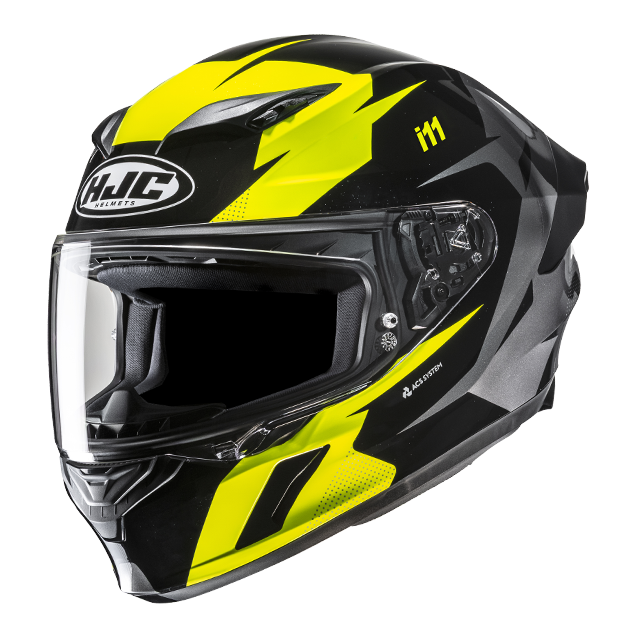 HJC i11 Instant Black/Hi-Vis