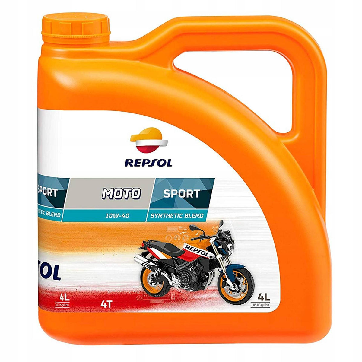 Repsol - Moto Sport 4T Semi-Synthetic Engine Oil - 10W40