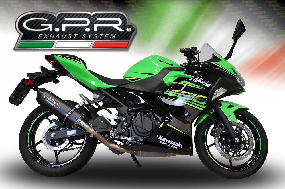 GPR-Exhaust---Furore-Evo4-Nero-Slip-on-for-Z-400-from-2018-to-2022-dB-Killer-Link-Pipe