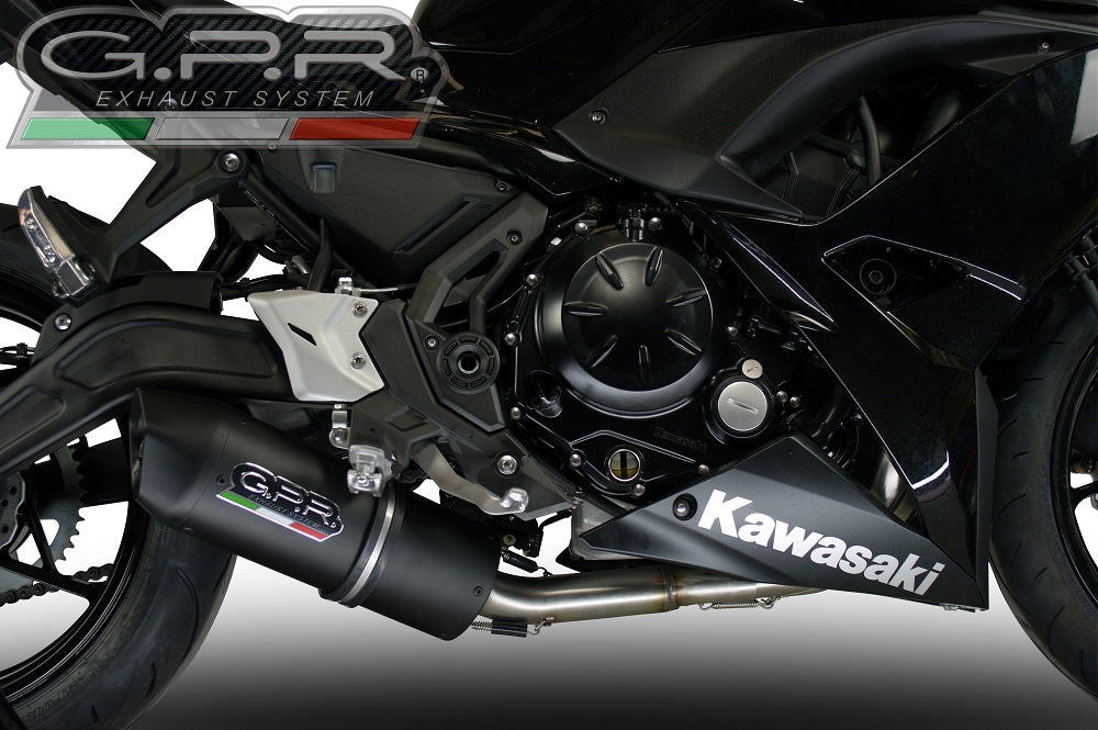 GPR-Exhaust---Furore-Evo4-Nero-Full-Line-for-Z-650-from-2021-to-2022-dB-Killer-Catalyst
