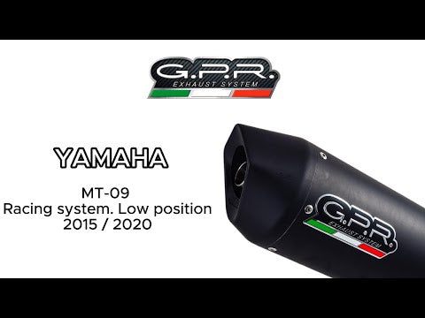 GPR-Exhaust---Furore-Evo4-Nero-Full-Line-for-Mt-09-from-2017-to-2020-dB-Killer-Catalyst