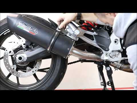 GPR-Exhaust---Furore-Evo4-Nero-Slip-on-for-F-900-XR-R-from-2020-to-2025-dB-Killer-Link-Pipe