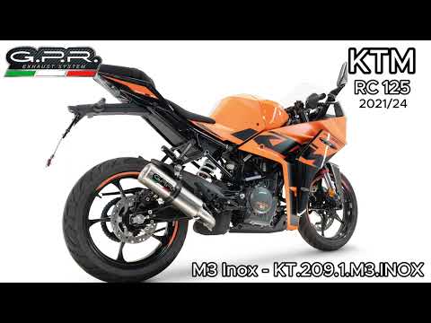 GPR-Exhaust---M3-Inox-RACING-Slip-on-for-RC-125-from-2021-to-2024-Link-Pipe