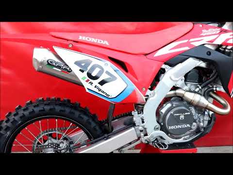 GPR-Exhaust---Pentacross-Full-Titanium-Double-Full-Line-for-CRF-450-R-RX-from-2017-to-2019-dB-Killer-Spark-Arrestor