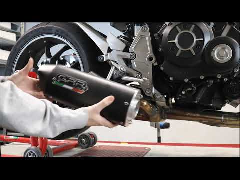 GPR-Exhaust---Furore-Evo4-Nero-Slip-on-for-CB-1000-R-from-2021-to-2024-dB-Killer-Link-Pipe