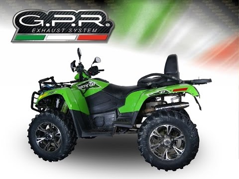 GPR-Exhaust---Deeptone-Atv-Silencer-to-install-with-original-manifold-for-TRV-700-from-2012-to-2016-dB-Killer-Link-Pipe
