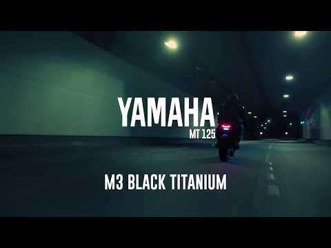 GPR-Exhaust---M3-Black-Titanium-Full-Line-for-MT-125-from-2021-to-2025-dB-Killer-Catalyst
