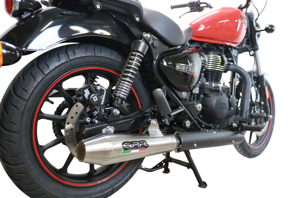 GPR-Exhaust---Ultracone-RACING-Slip-on-for-Meteor-350-from-2021-to-2023-Link-Pipe