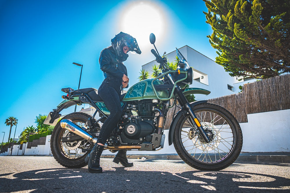GPR-Exhaust---Powercone-Evo-Slip-on-for-Himalayan-410-from-2021-to-2024-dB-Killer-Link-Pipe-Catalyst
