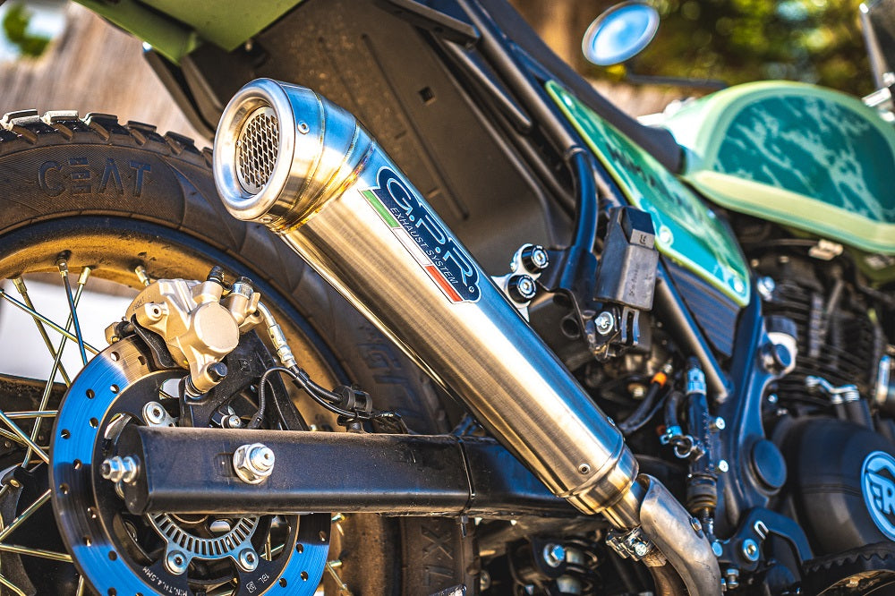 GPR-Exhaust---Powercone-Evo-Slip-on-for-Himalayan-410-from-2021-to-2024-dB-Killer-Link-Pipe-Catalyst