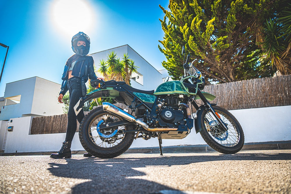 GPR-Exhaust---Powercone-Evo-Slip-on-for-Himalayan-410-DIAM-42.5-from-2017-to-2020-dB-Killer-Link-Pipe-Catalyst