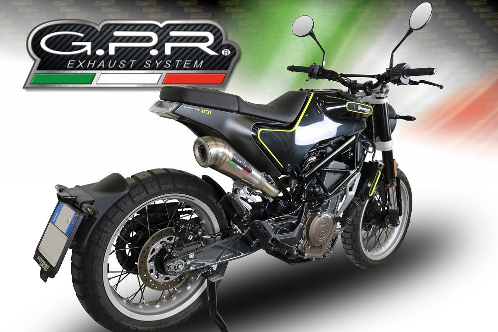 GPR-Exhaust---Powercone-Evo-Slip-on-for-Vitpilen-401-from-2018-to-2019-dB-Killer-Link-Pipe-Catalyst