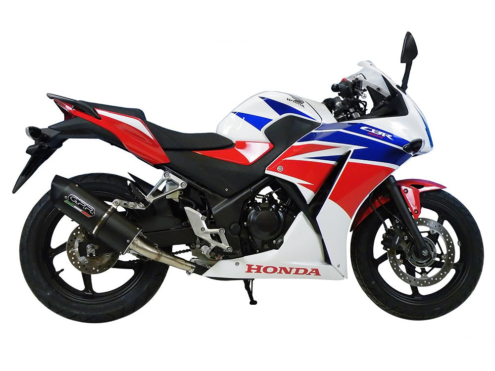 GPR-Exhaust---Furore-Nero-RACING-Slip-on-for-CBR-300-R-from-2014-to-2016-Link-Pipe