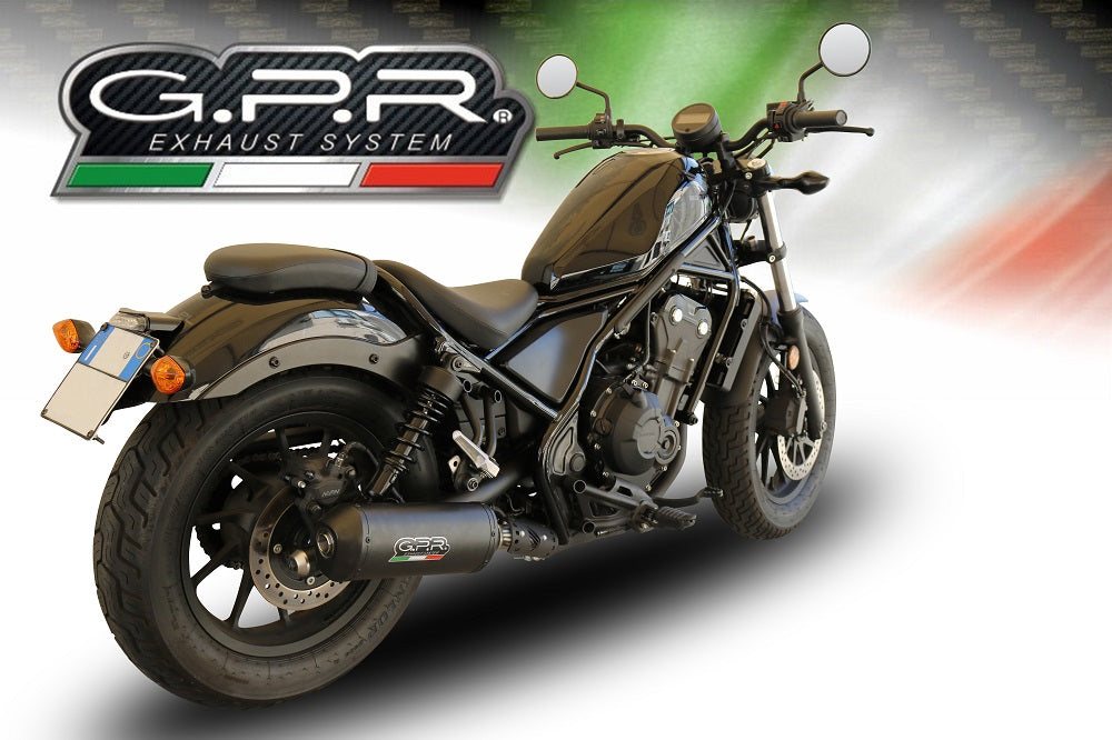 GPR-Exhaust---Ghisa-Slip-on-for-CMX-500-Rebel-from-2017-to-2020-dB-Killer-Link-Pipe