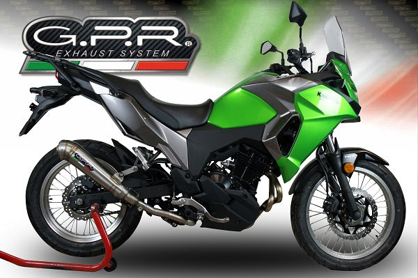 GPR-Exhaust---Powercone-Evo-Slip-on-for-Versys-X-300-from-2022-to-2023-dB-Killer-Link-Pipe-Catalyst