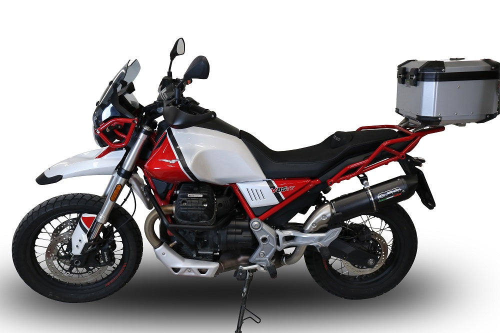 GPR-Exhaust---Furore-Evo4-Nero-Slip-on-for-V85-TT-from-2021-to-2024-dB-Killer-Link-Pipe