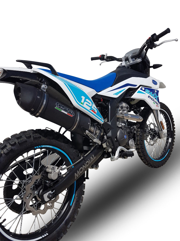 GPR-Exhaust---Furore-Evo4-Nero-Slip-on-for-SMX-125-Enduro-from-2021-to-2023-dB-Killer-Link-Pipe-Catalyst