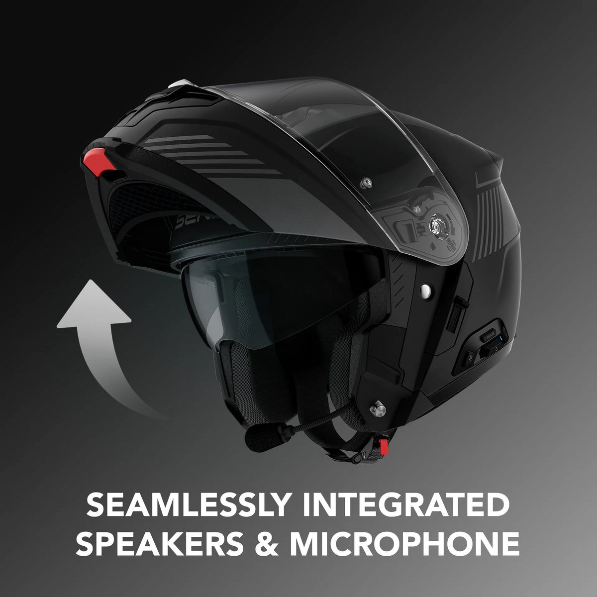 Sena - SPECTER Modular Smart Communication Motorcycle Helmet with Mesh Intercom