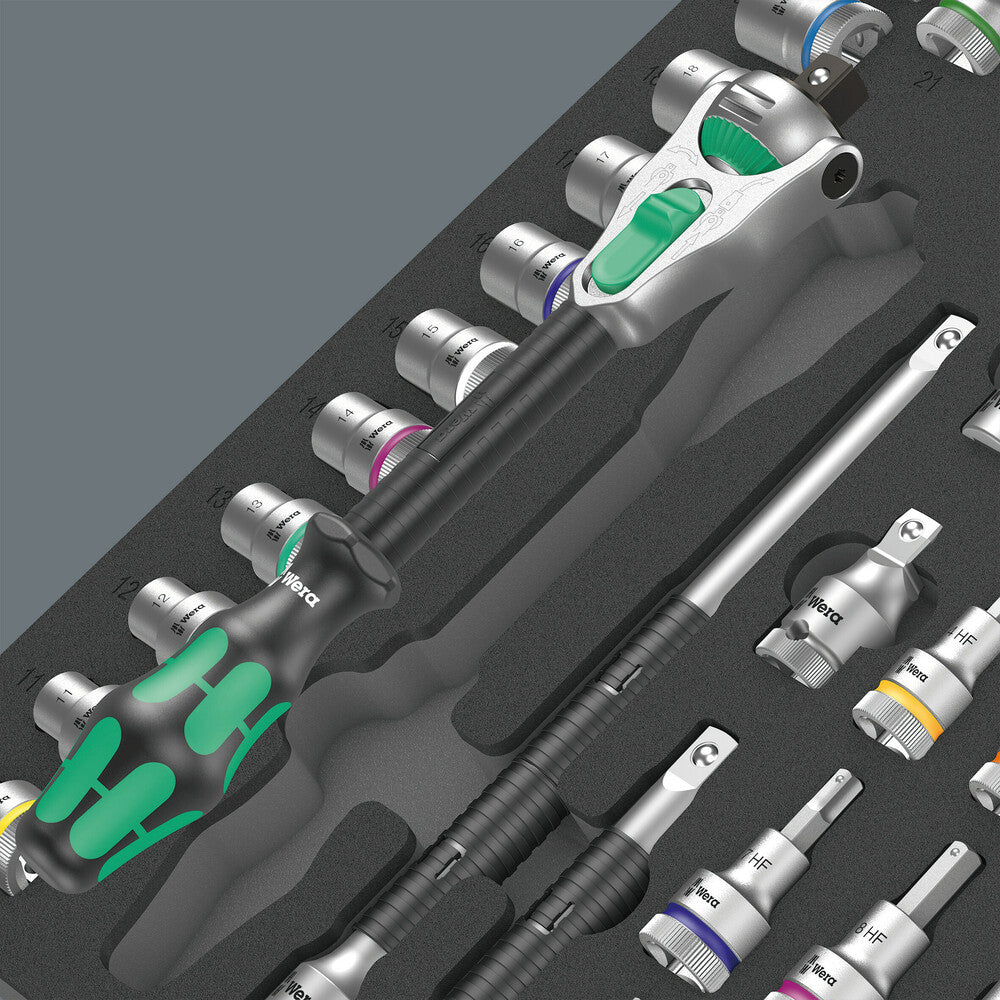Wera Tools - 9722 Foam insert 8000 C Zyklop 1/2" ratchet set 1