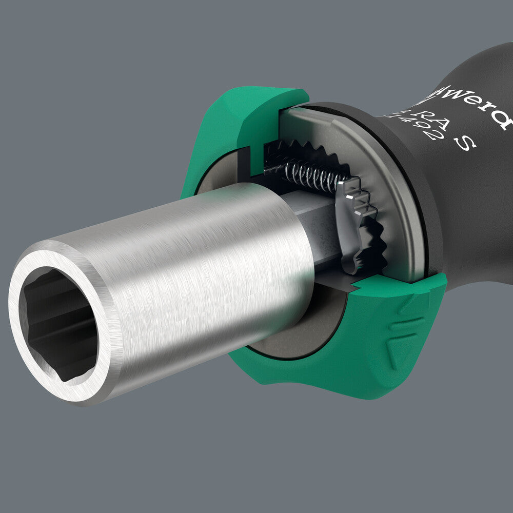 Wera Tools - 838 RA S Bitholding screwdriver with ratchet functionality, 1/4"